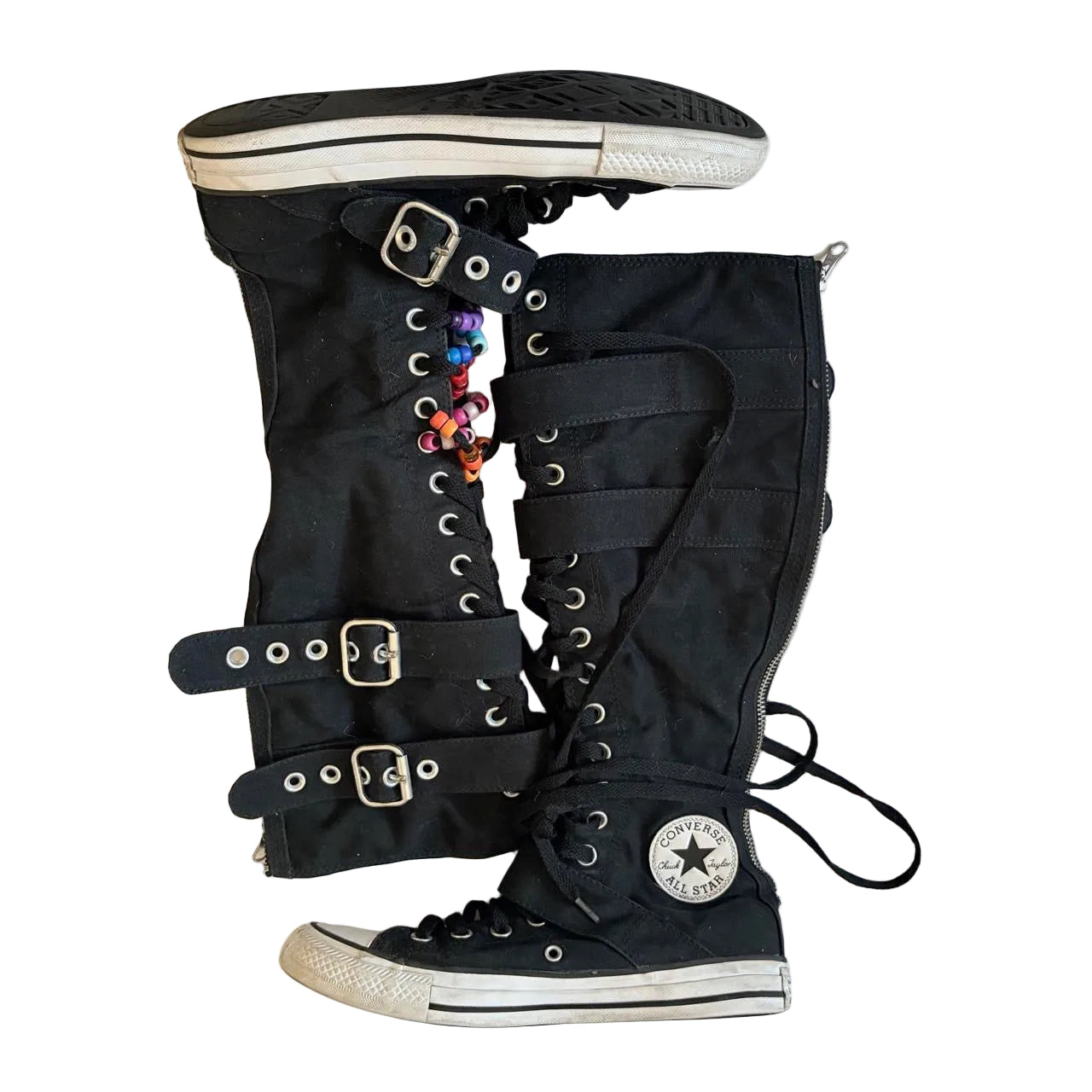 Converse Knee-High Buckle Sneaker Boots | Women’s 8